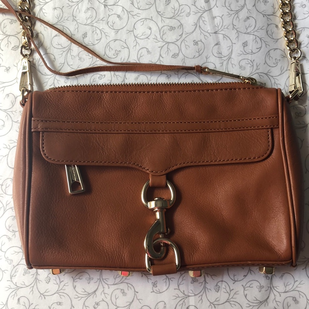 Brown leather Rebecca Minkoff crossbody